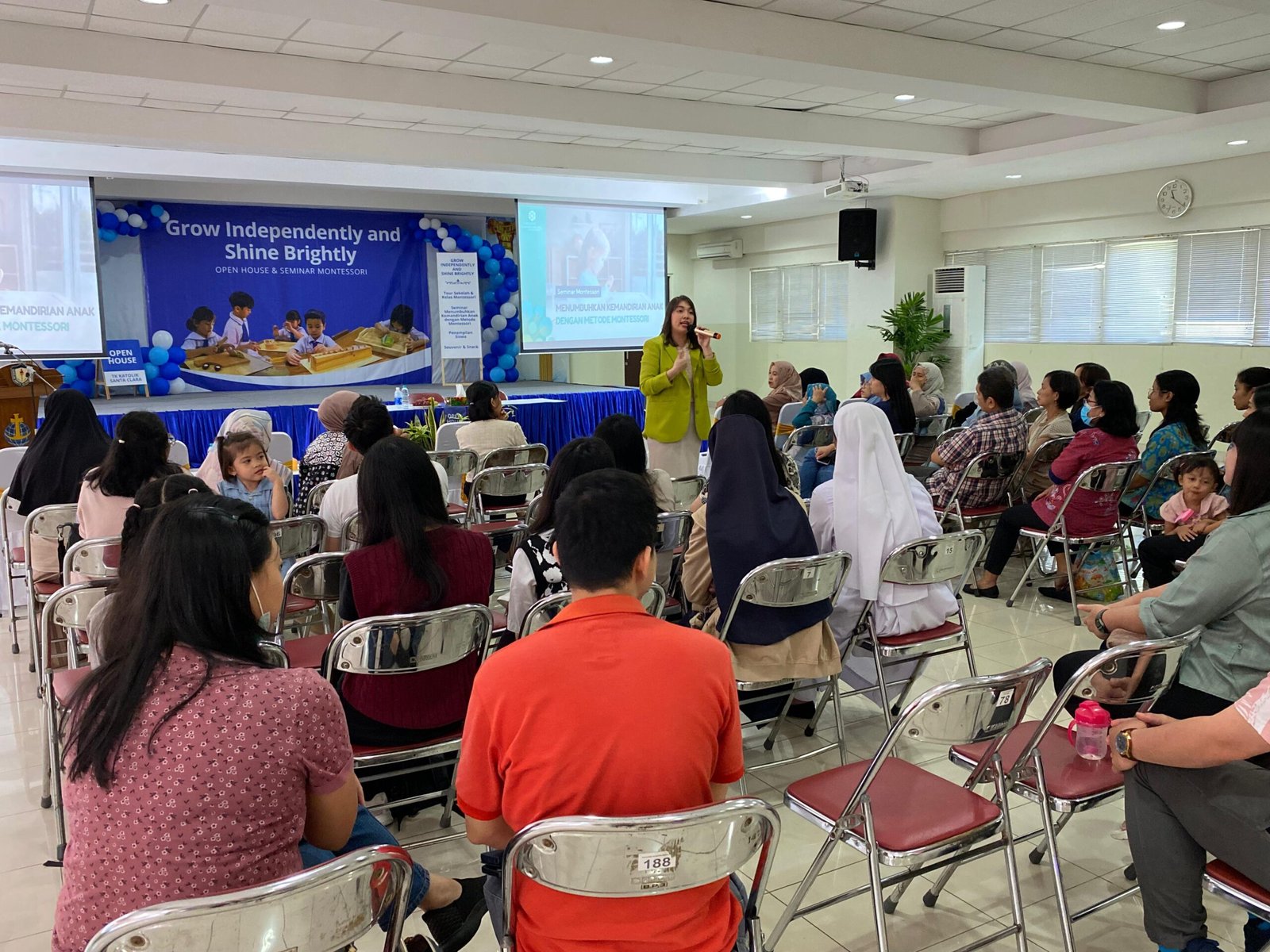 TK Katolik Santa Clara Gelar Open House & Seminar Montessori